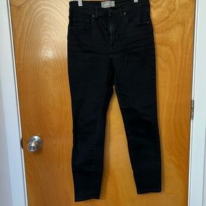 Everlane Black Ankle High Rise Skinny Jeans size 28